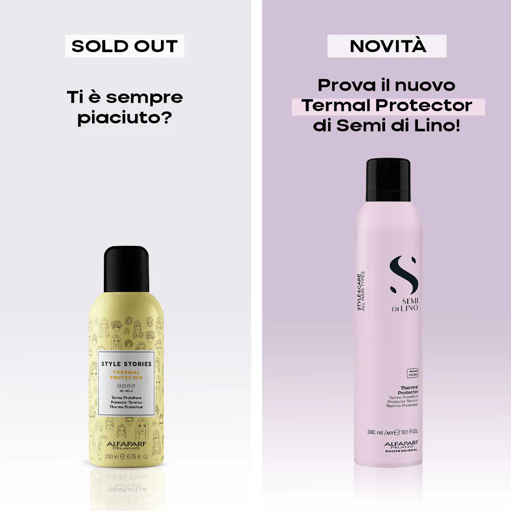 Alfaparf Milano Semi Di Lino Style&Care Thermal Protector 300ml - spray termoprotettore - Image 4