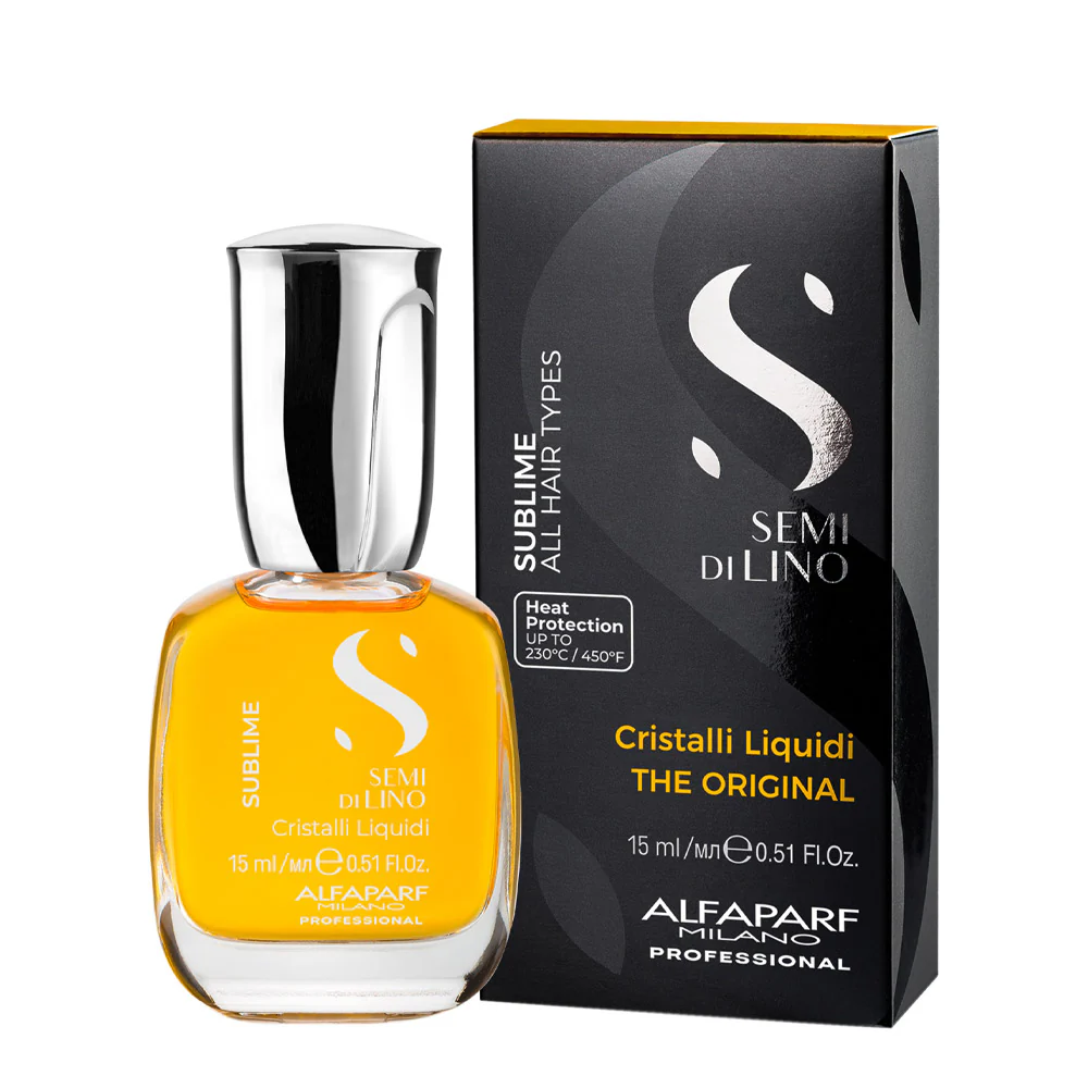 Alfaparf Milano Semi Di Lino Sublime Cristalli Liquidi 15ml - siero illuminante - Image 2