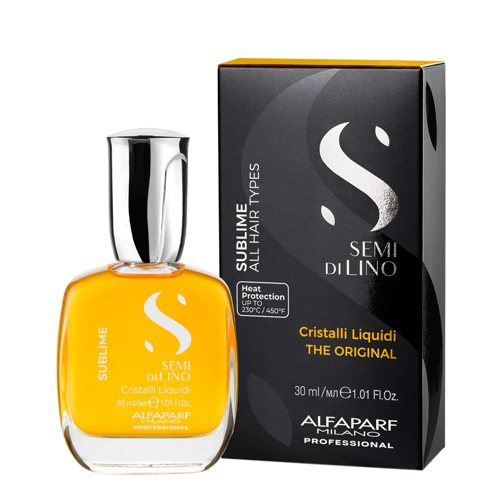Alfaparf Milano Semi Di Lino Sublime Cristalli Liquidi 30ml - siero illuminante - Image 2