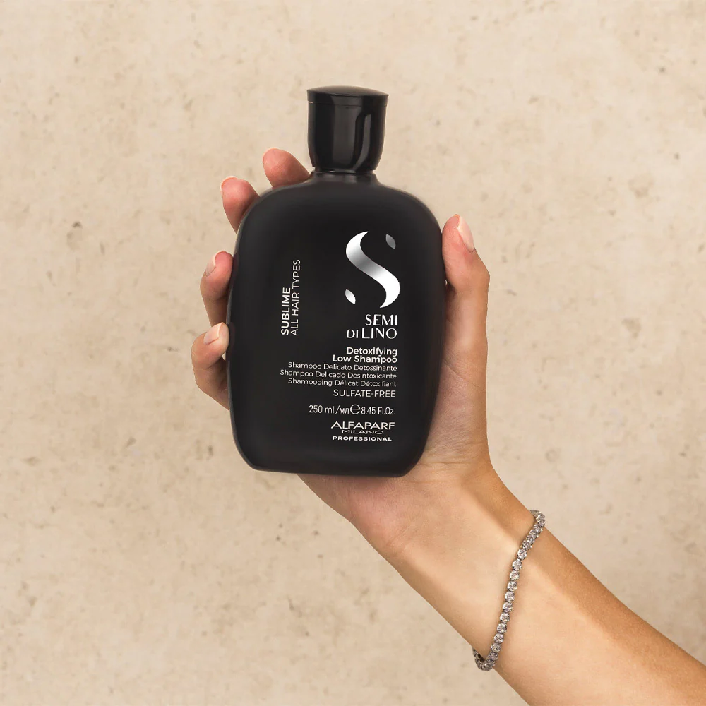Alfaparf Milano Semi Di Lino Sublime Detoxifying Low Shampoo 250ml - shampoo delicato detossinante - Image 3