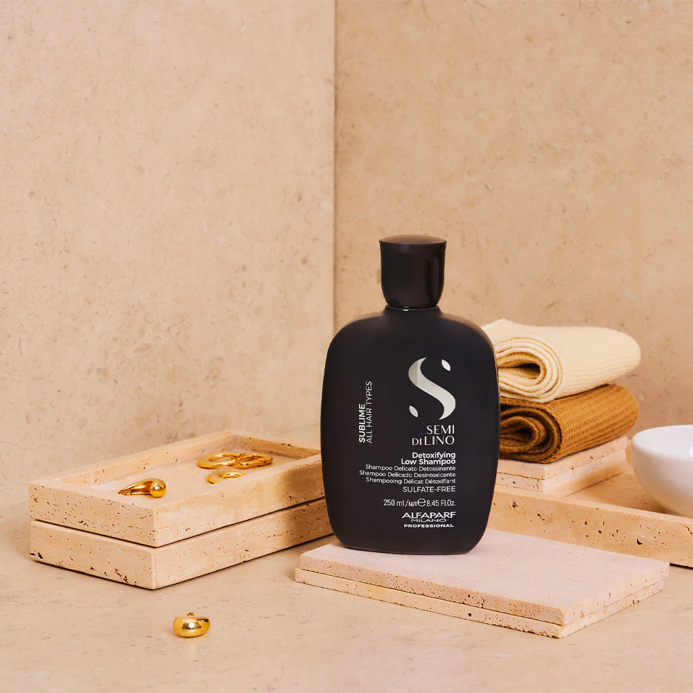 Alfaparf Milano Semi Di Lino Sublime Detoxifying Low Shampoo 250ml - shampoo delicato detossinante - Image 5