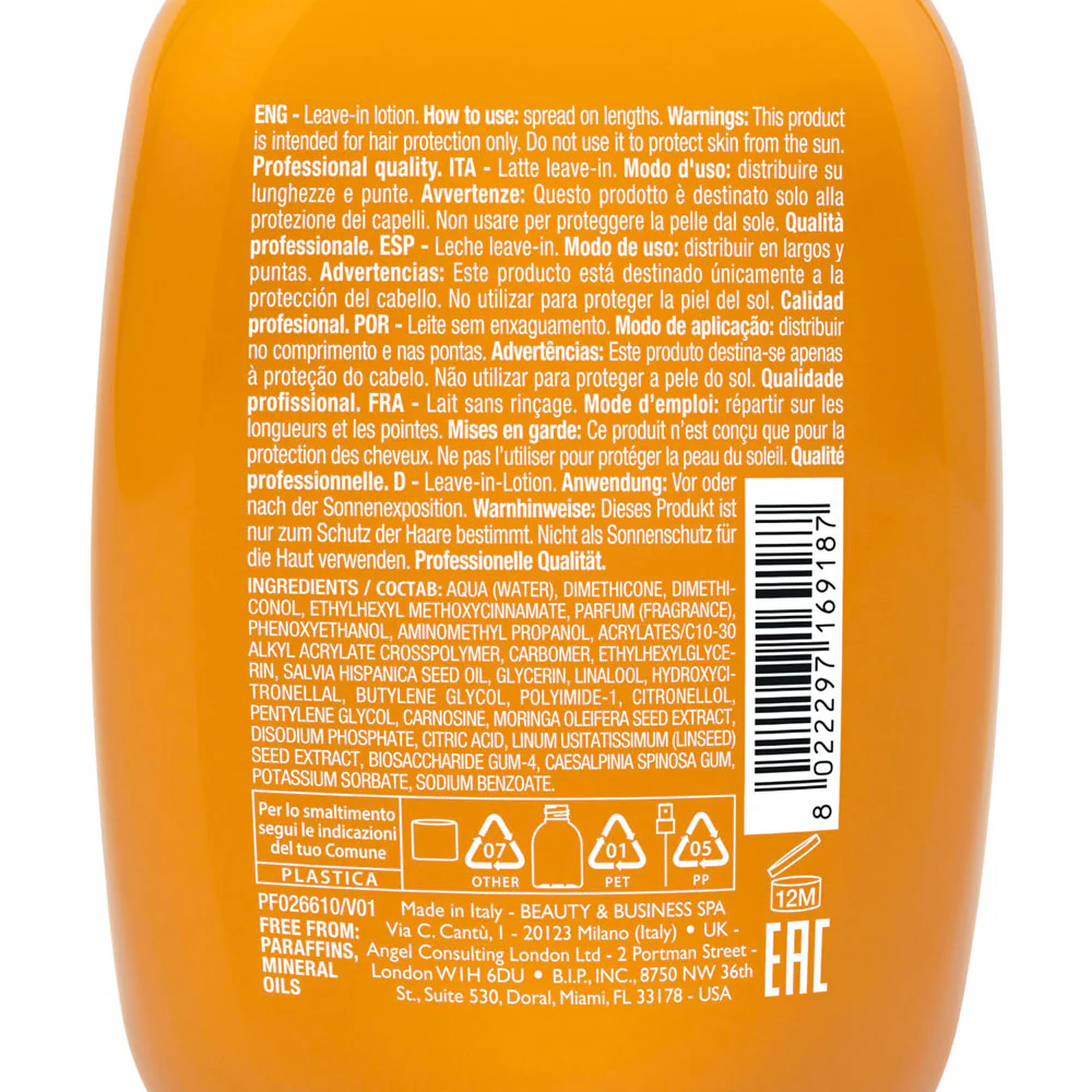 Alfaparf Milano Semi di Lino Sunshine Hair Protective Milk 125ml - latte leave-in protezione solare - Image 5