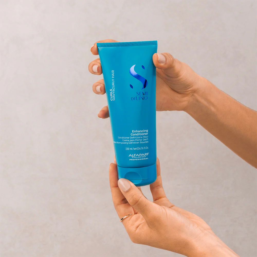 Alfaparf Milano Semi di Lino Curls Enhancing Conditioner 250ml - balsamo per capelli ricci - Image 3