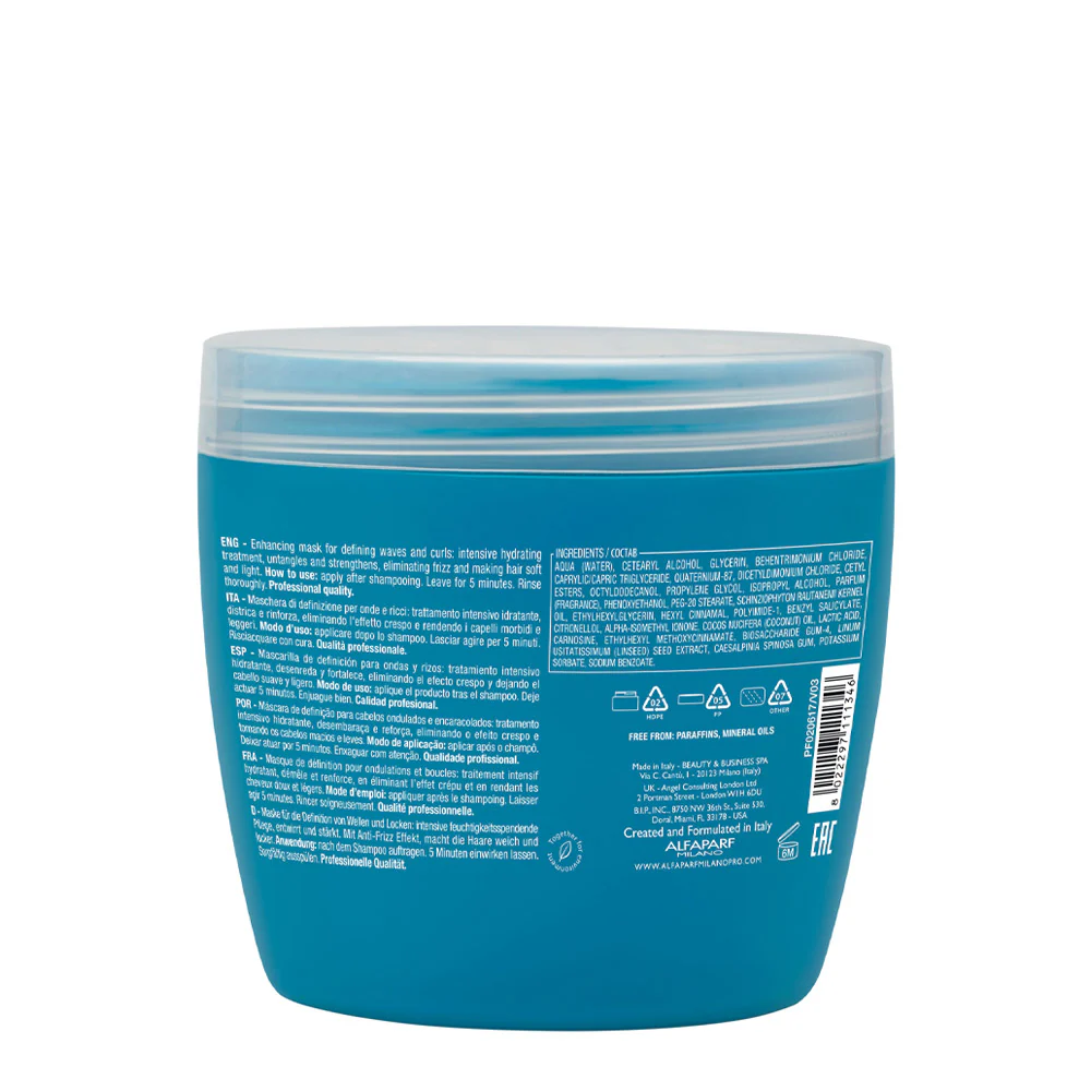 Alfaparf Milano Semi di Lino Curls Enhancing 500ml - maschera definizione ricci - Image 2