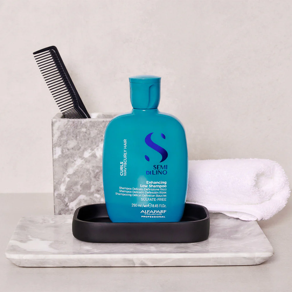 Alfaparf Milano Semi di Lino Curls Enhancing Low Shampoo 250ml - shampoo per capelli ricci - Image 5