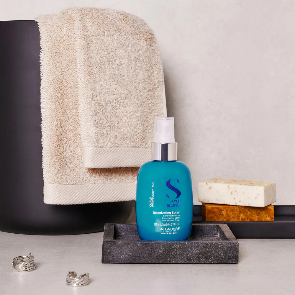 Alfaparf Milano Semi di Lino Curls Reactivating Spray 125ml - spray riattivatore - Image 4