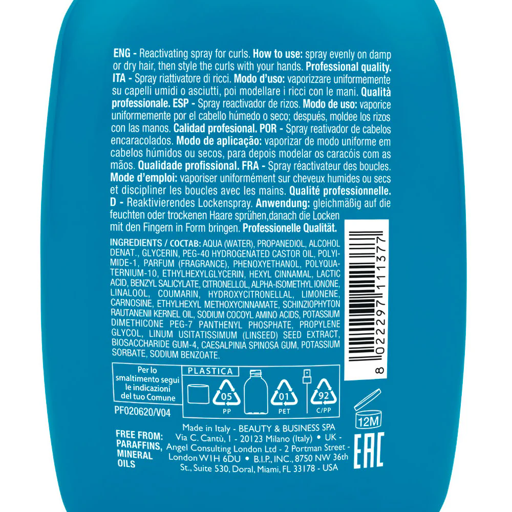 Alfaparf Milano Semi di Lino Curls Reactivating Spray 125ml - spray riattivatore - Image 6