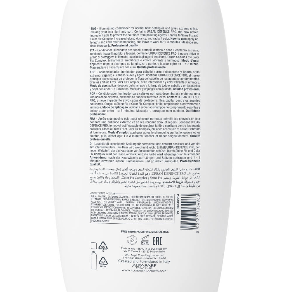 Alfaparf Milano Semi Di Lino Diamond Illuminating Conditioner 1000ml - balsamo illuminante - Image 2
