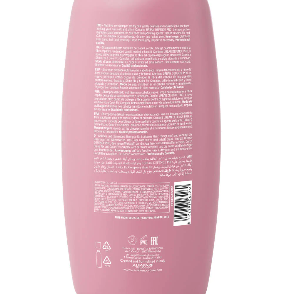 Alfaparf Milano Semi Di Lino Moisture Nutritive Low Shampoo 1000ml - shampoo delicato nutriente per capelli secchi - Image 2