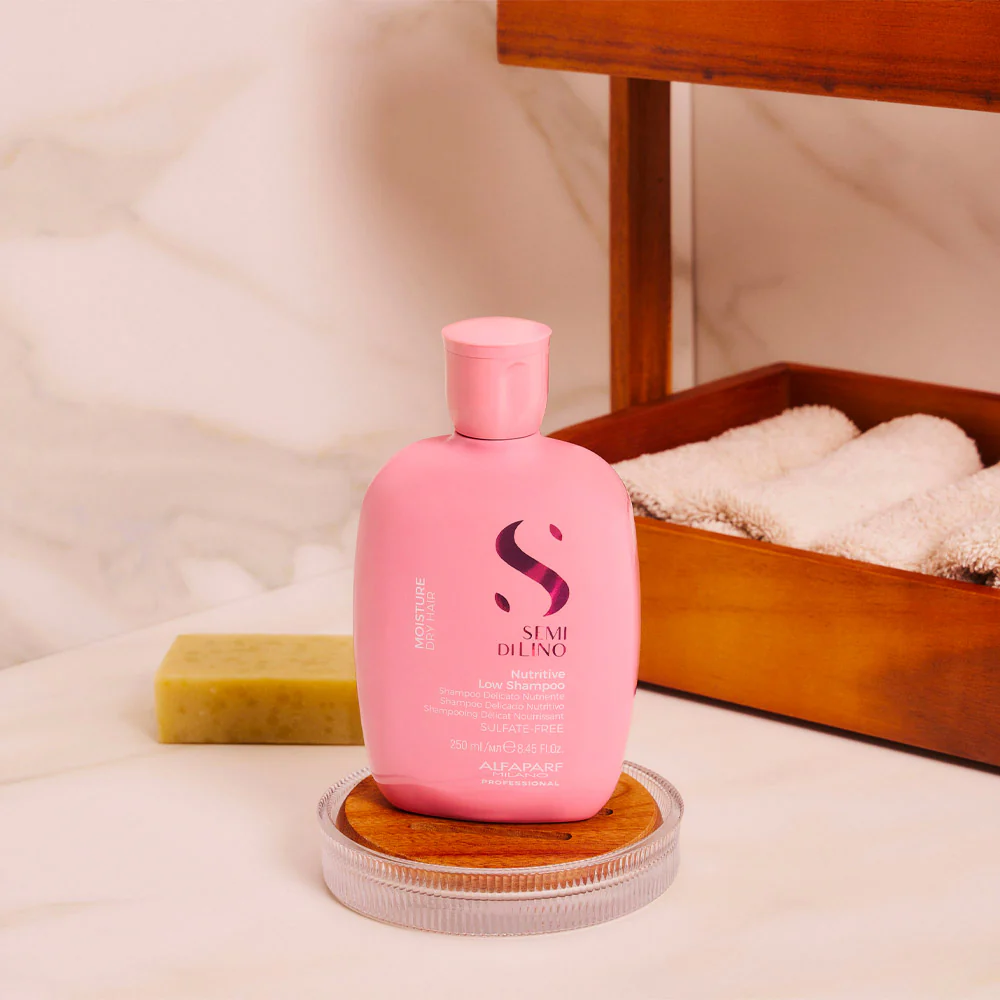 Alfaparf Milano Semi Di Lino Moisture Nutritive Low Shampoo 250ml - shampoo delicato nutriente per capelli secchi - Image 5