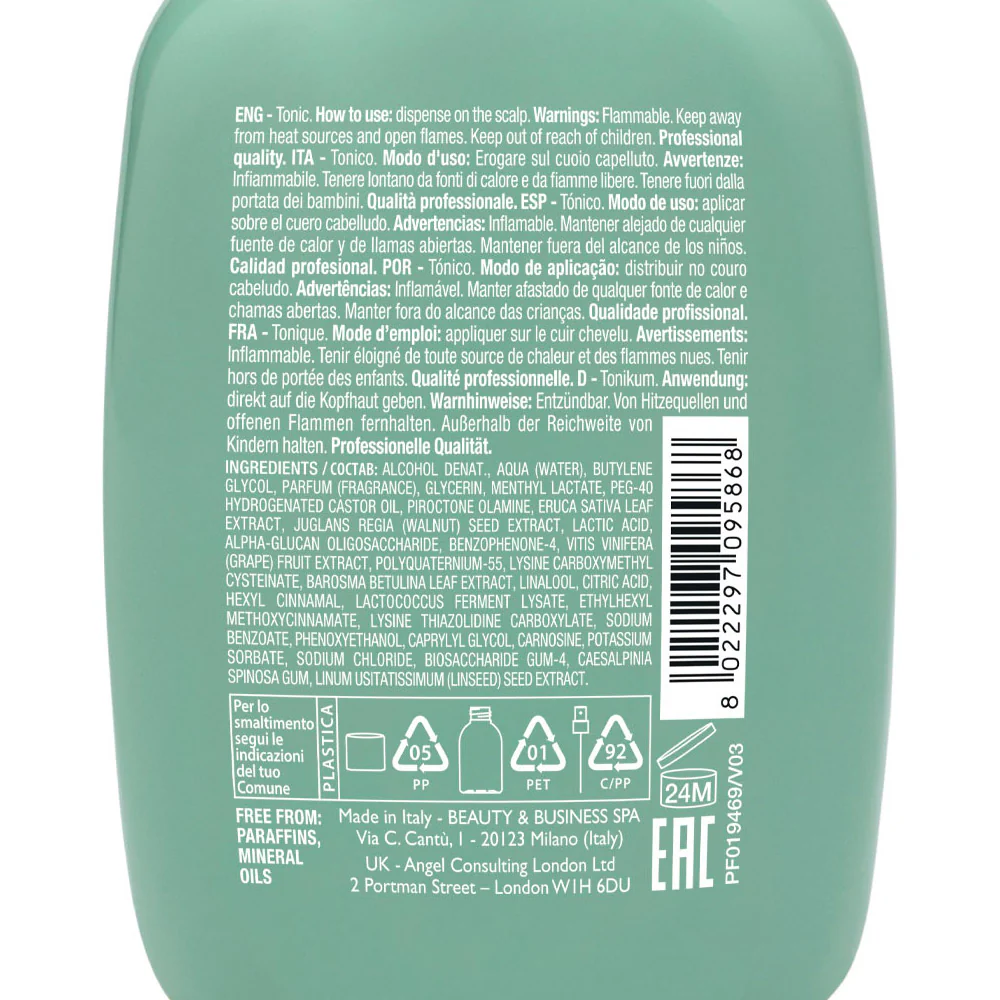 Alfaparf Milano Semi Di Lino Scalp Renew Energizing Tonic 125ml - tonico energizzante - Image 5