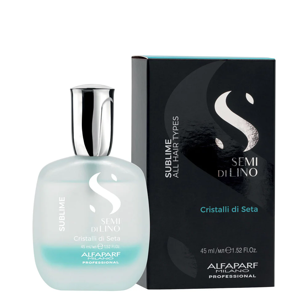 Alfaparf Milano Semi Di Lino Sublime Cristalli di Seta 45ml - siero setificante - Image 2