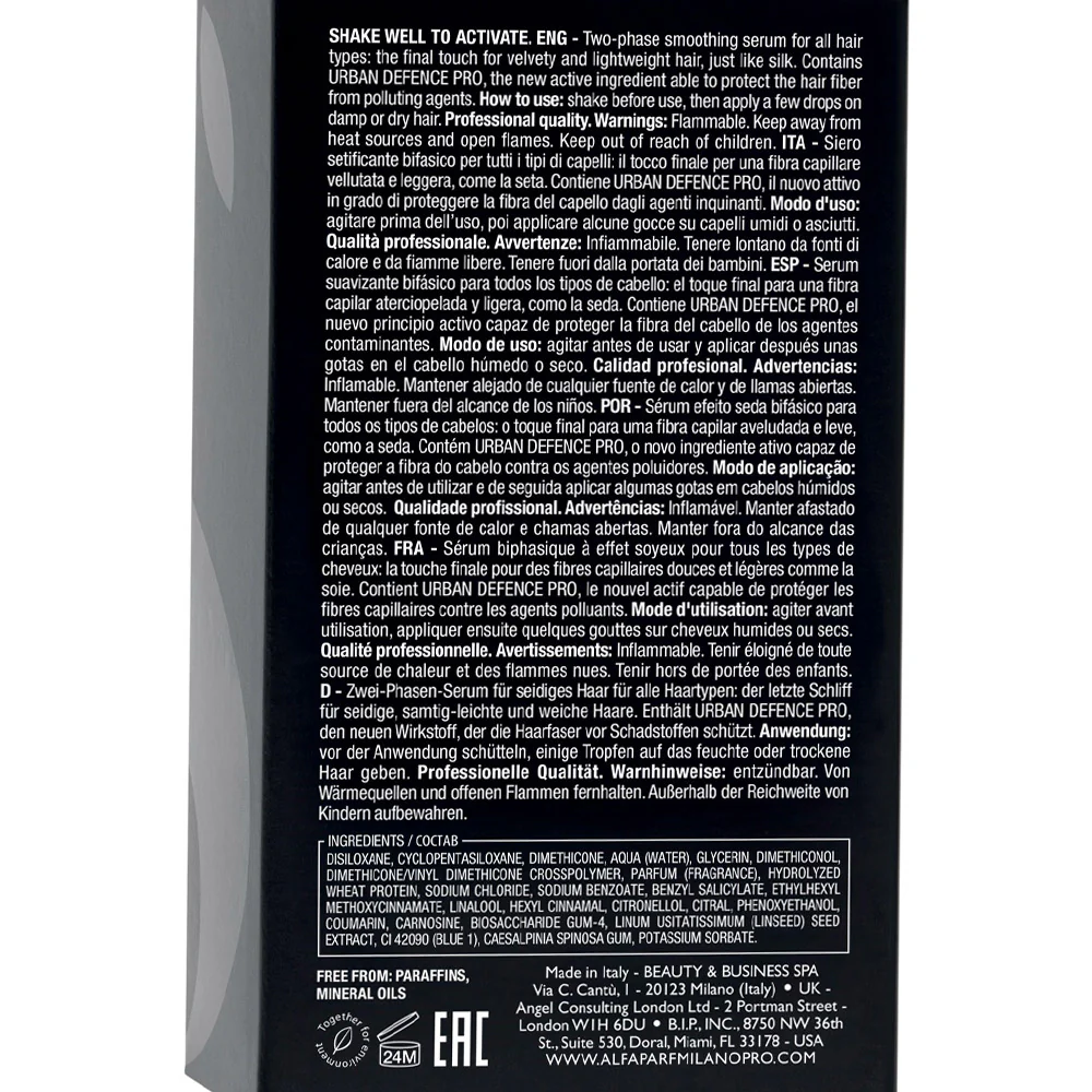 Alfaparf Milano Semi Di Lino Sublime Cristalli di Seta 45ml - siero setificante - Image 8