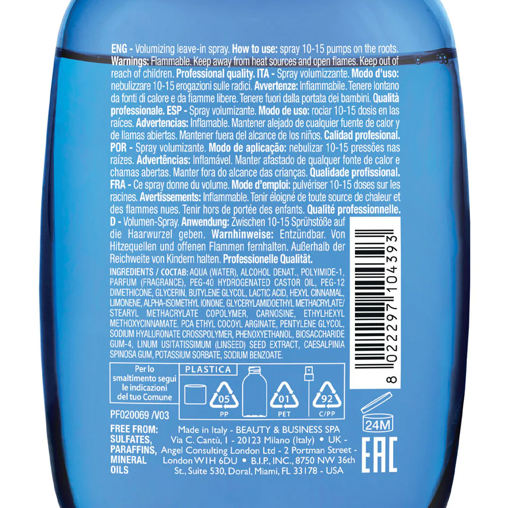 Alfaparf Milano Semi Di Lino Volume Volumizing Spray 125ml - spray volumizzante - Image 6