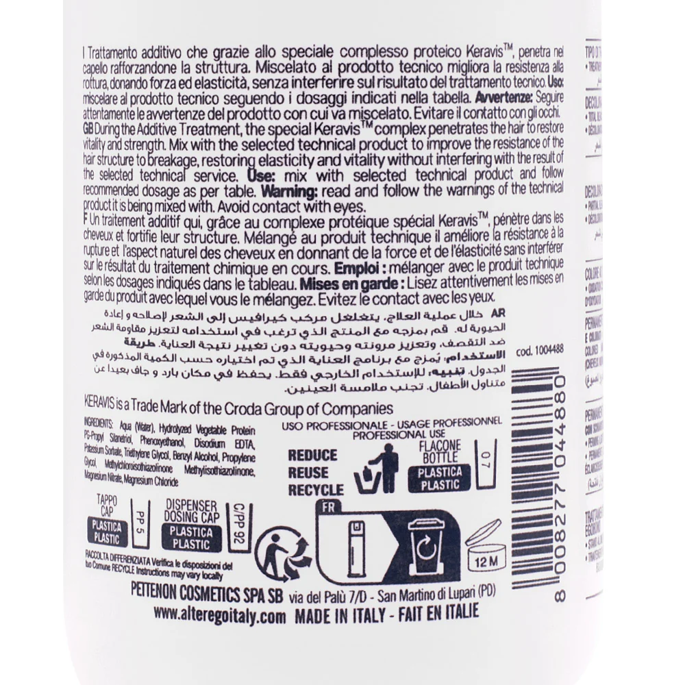 Alterego EgoBond 1 Bond Booster 250ml - trattamento additivo - Image 2