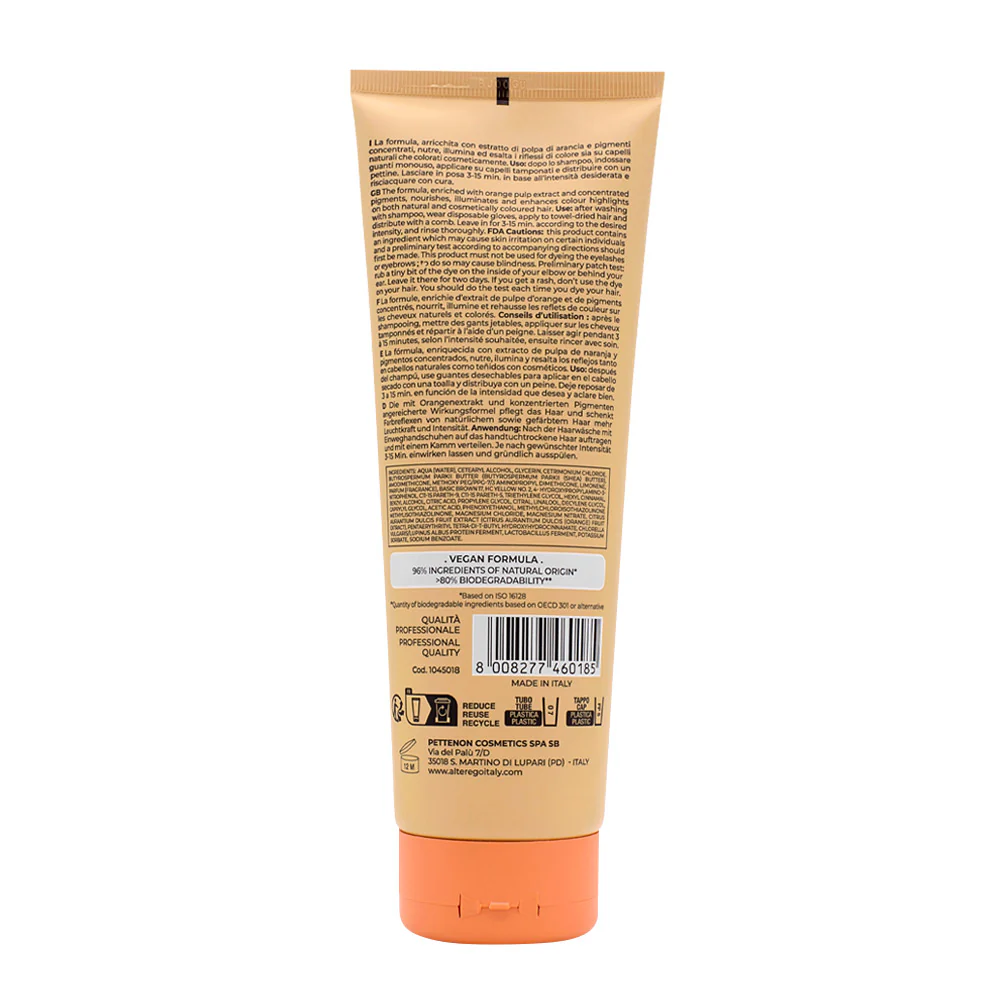 Alterego Passion Color Mask Copper Sunset 250ml  - maschera colorante nutriente - Image 2
