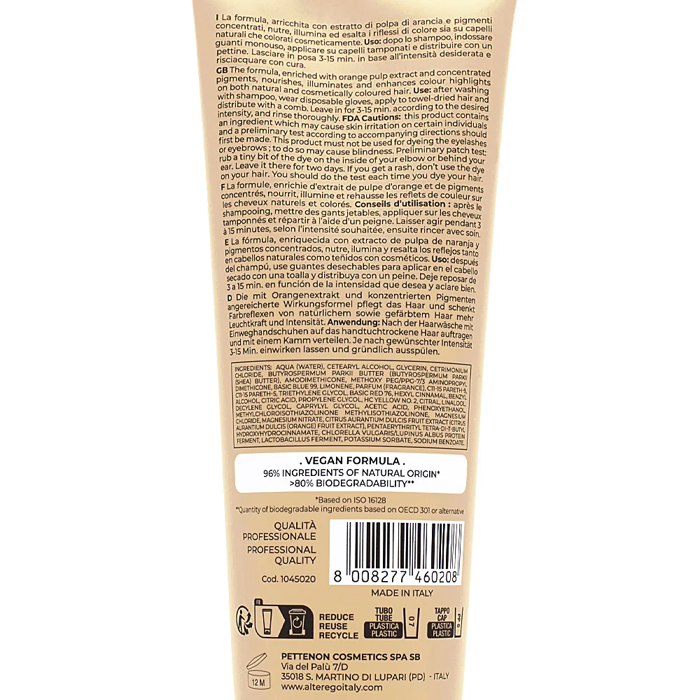 Alterego Passion Color Mask Intense Black 250ml - maschera colorante nutriente - Image 2