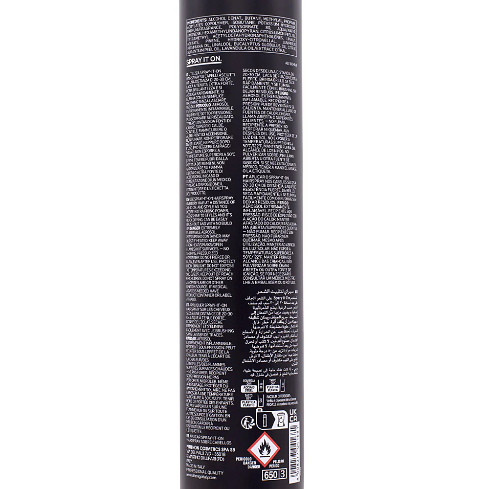 Alterego Hasty Too Spray It On 500ml - lacca extra forte - Image 2