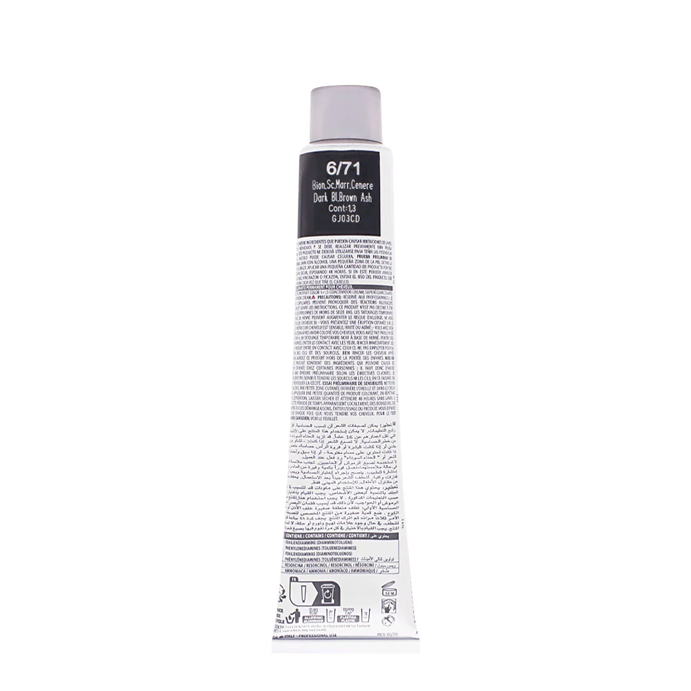 Alterego Technofruit Color 6/71 Biondo Scuro Marrone Cenere 100ml - colorazione permanente