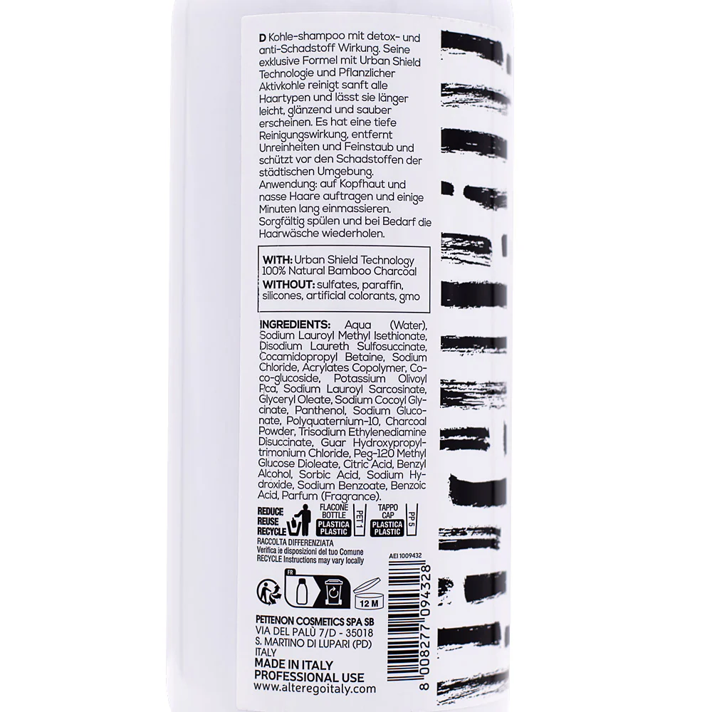 Alterego Urban Proof Shampoo 1000ml - shampoo detossinante - Image 2