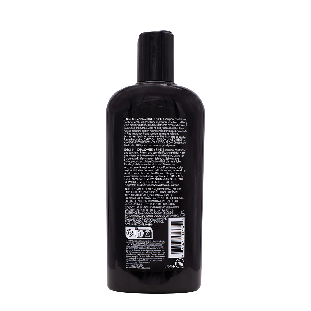 American Crew 3-in-1 Chamomile+Pine 450ml - shampoo, balsamo e bagnodoccia - Image 2