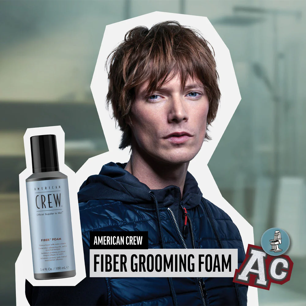 American Crew Fiber Foam 200ml - schiuma fibrosa - Image 2