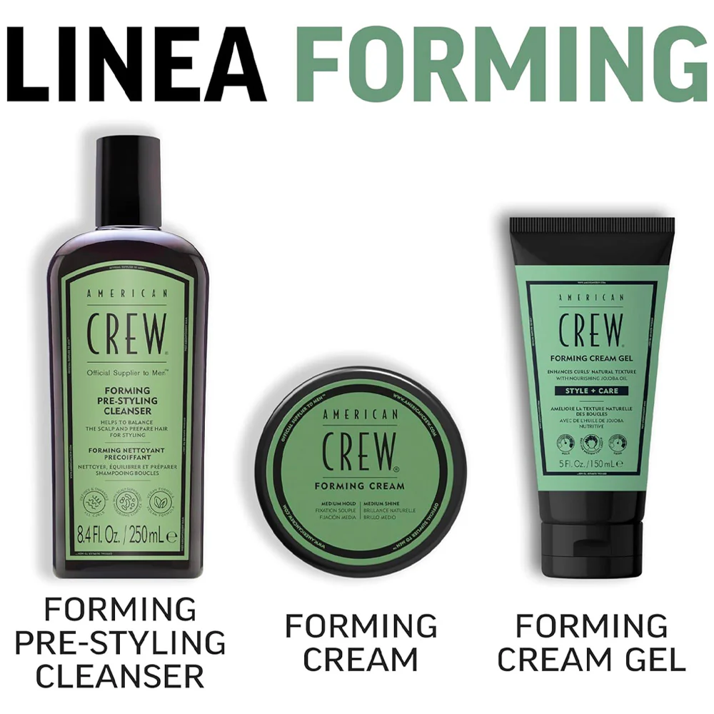 American Crew Forming Cream Gel 150ml - gel ricci definiti - Image 6