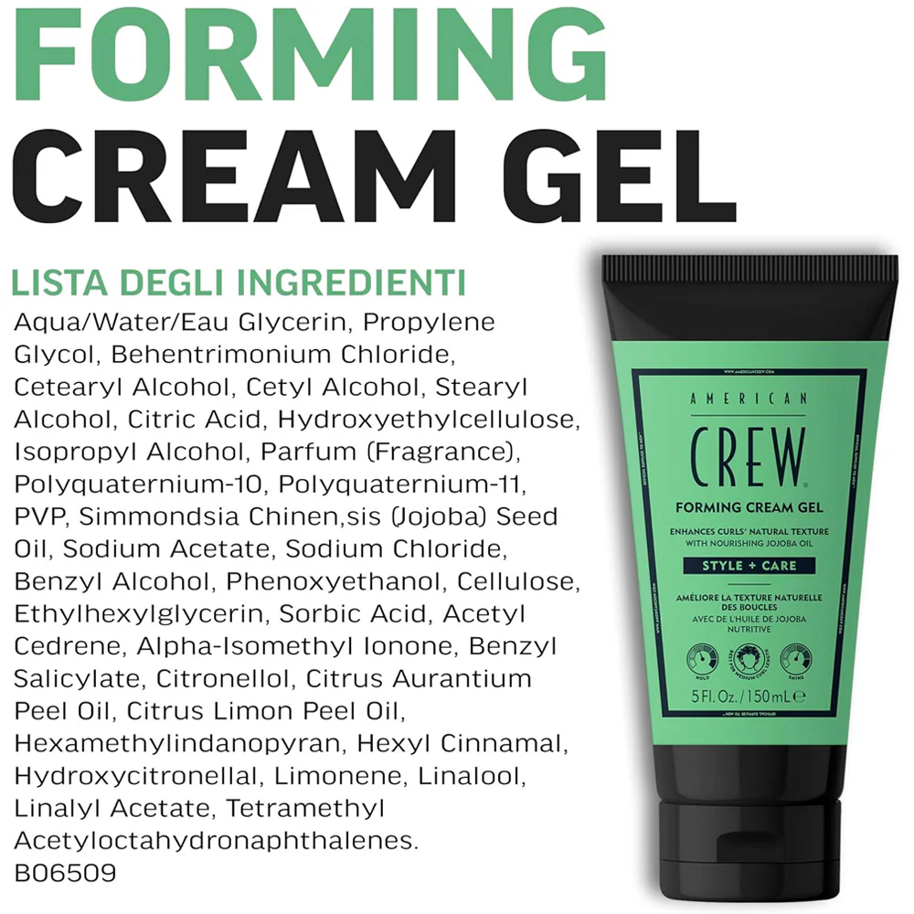 American Crew Forming Cream Gel 150ml - gel ricci definiti - Image 7
