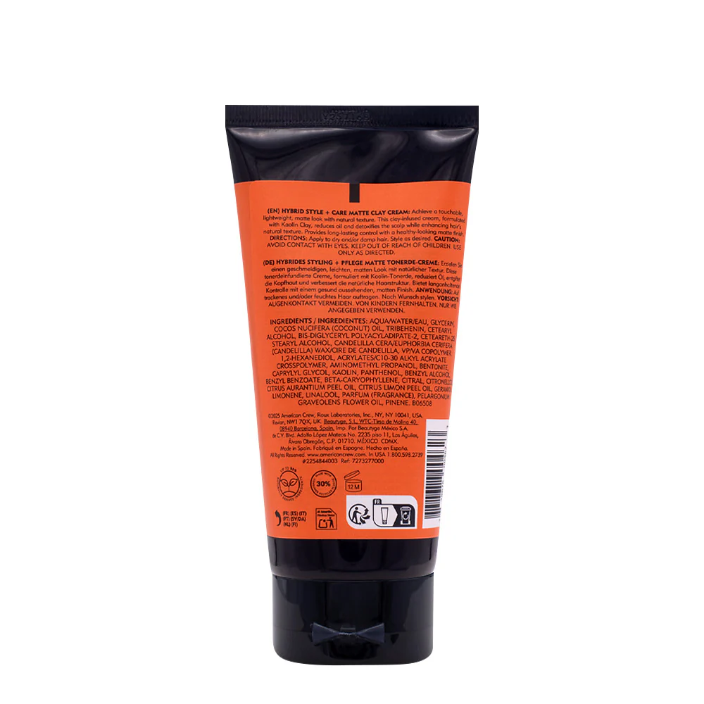 American Crew Matte Clay Cream 150ml - gel finish opaco - Image 2