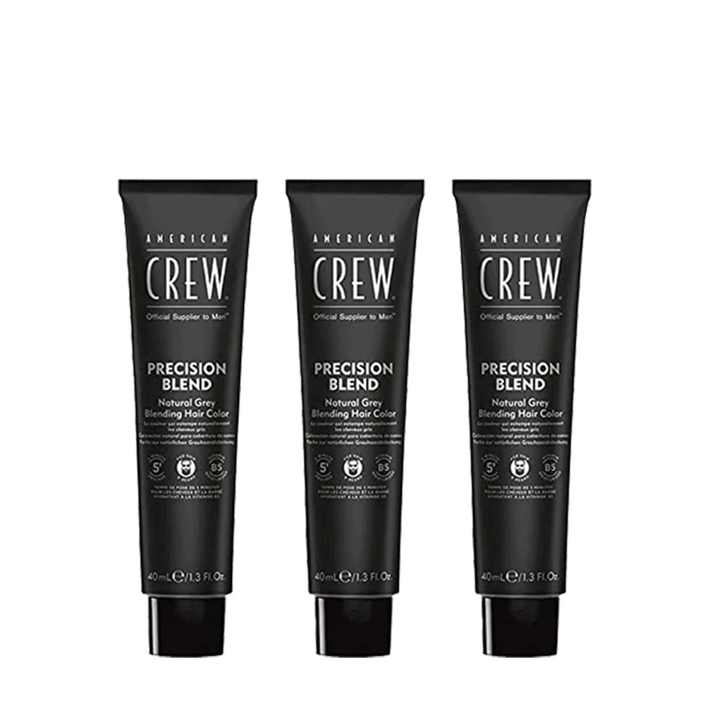 American Crew Precision Blend Dark 3x40ml 2/3 -  tinta capelli e barba - Image 2
