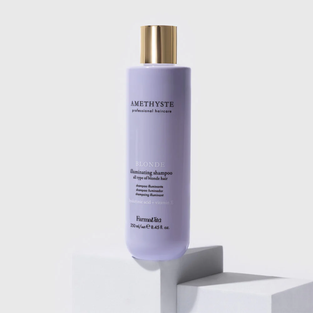Farmavita Amethyste Blonde Cool Blonde Illuminating Shampoo 250ml - shampoo illuminante - Image 2