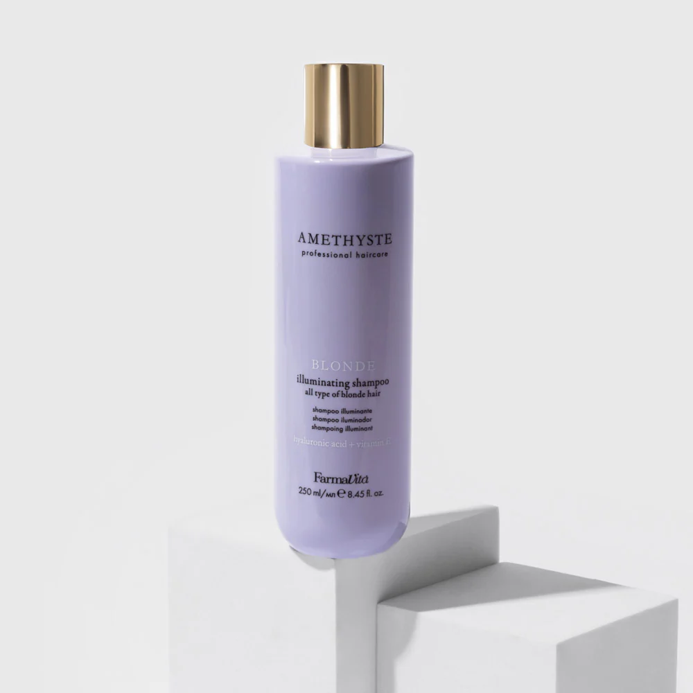 Farmavita Amethyste Blonde Cool Blonde Illuminating Shampoo 250ml - shampoo illuminante - Image 3