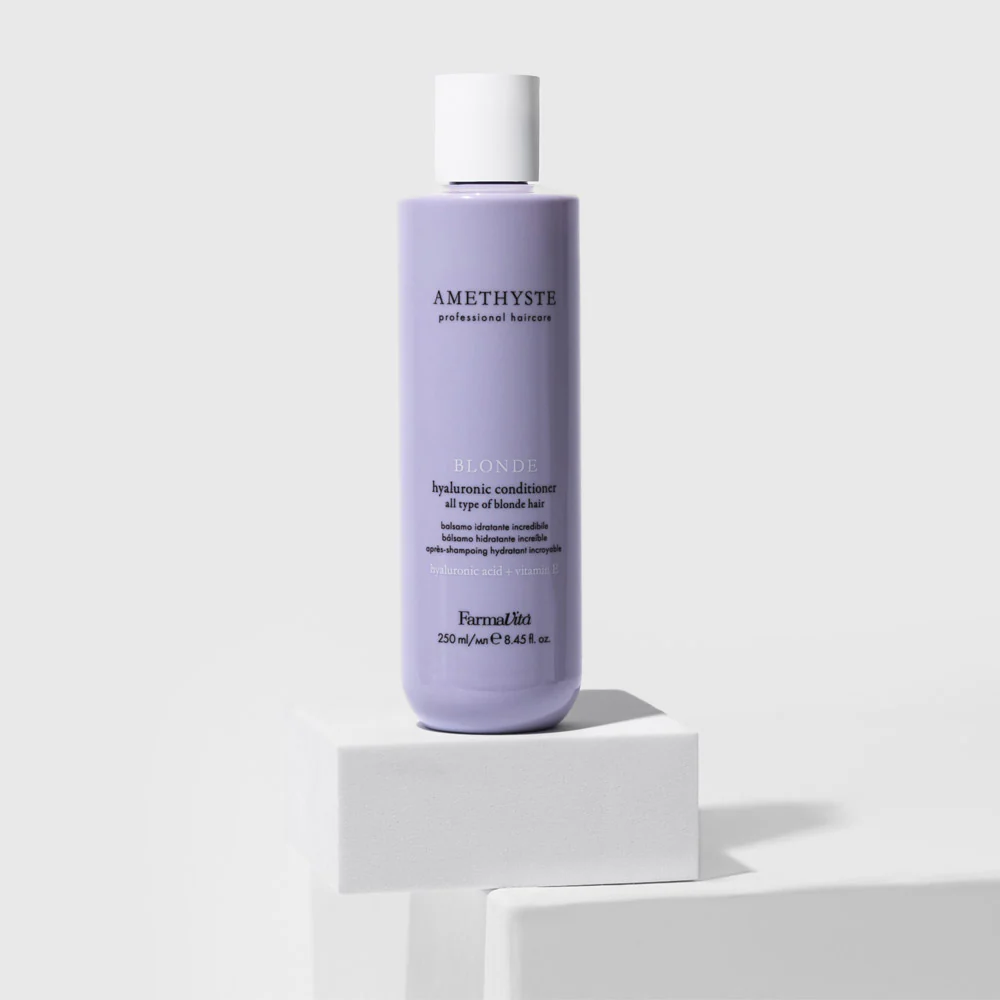 Farmavita Amethyste Blonde Hyaluronic Conditioner 250ml - balsamo capelli biondi - Image 2