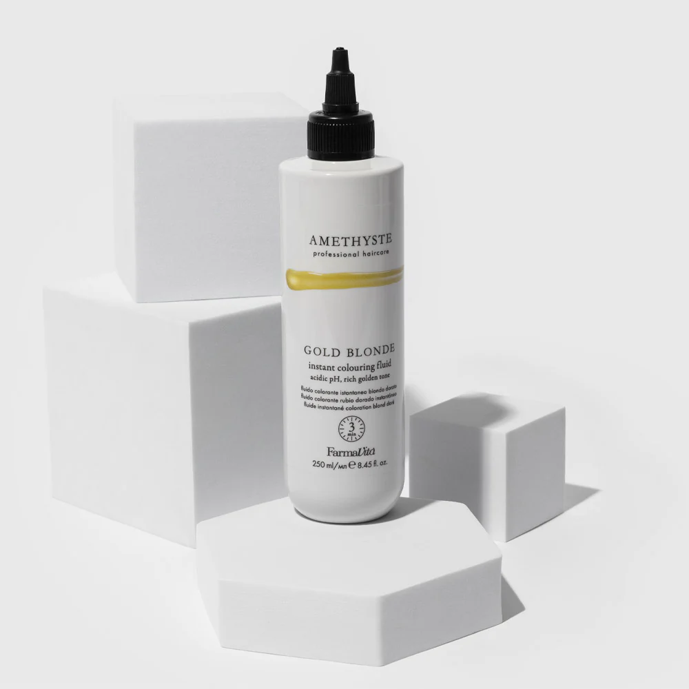 Amethyste Istant Color Fluid Gold Blonde 250ml - colore semi permanente pronto all'uso - Image 2