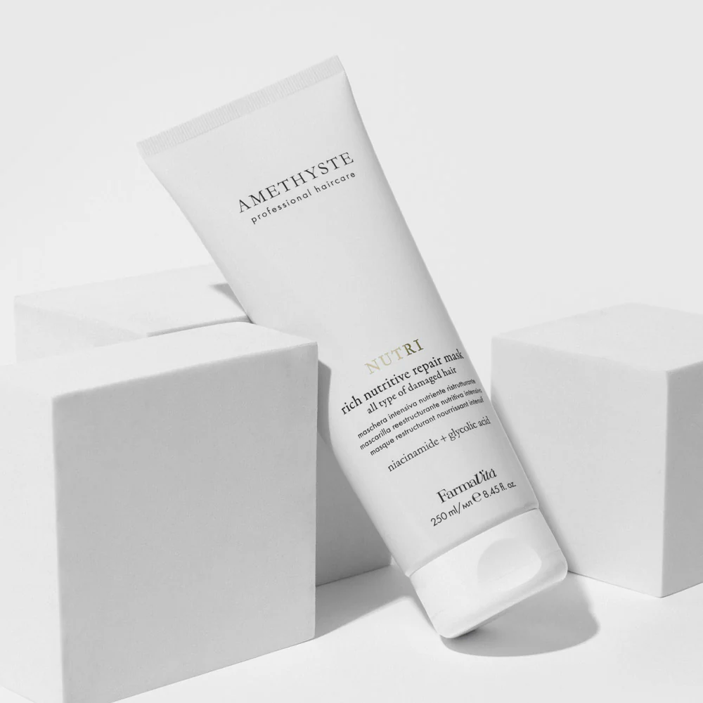 Farmavita Amethyste Nutri Rich Nutritive Repair Mask 250ml - maschera ristrutturante - Image 2
