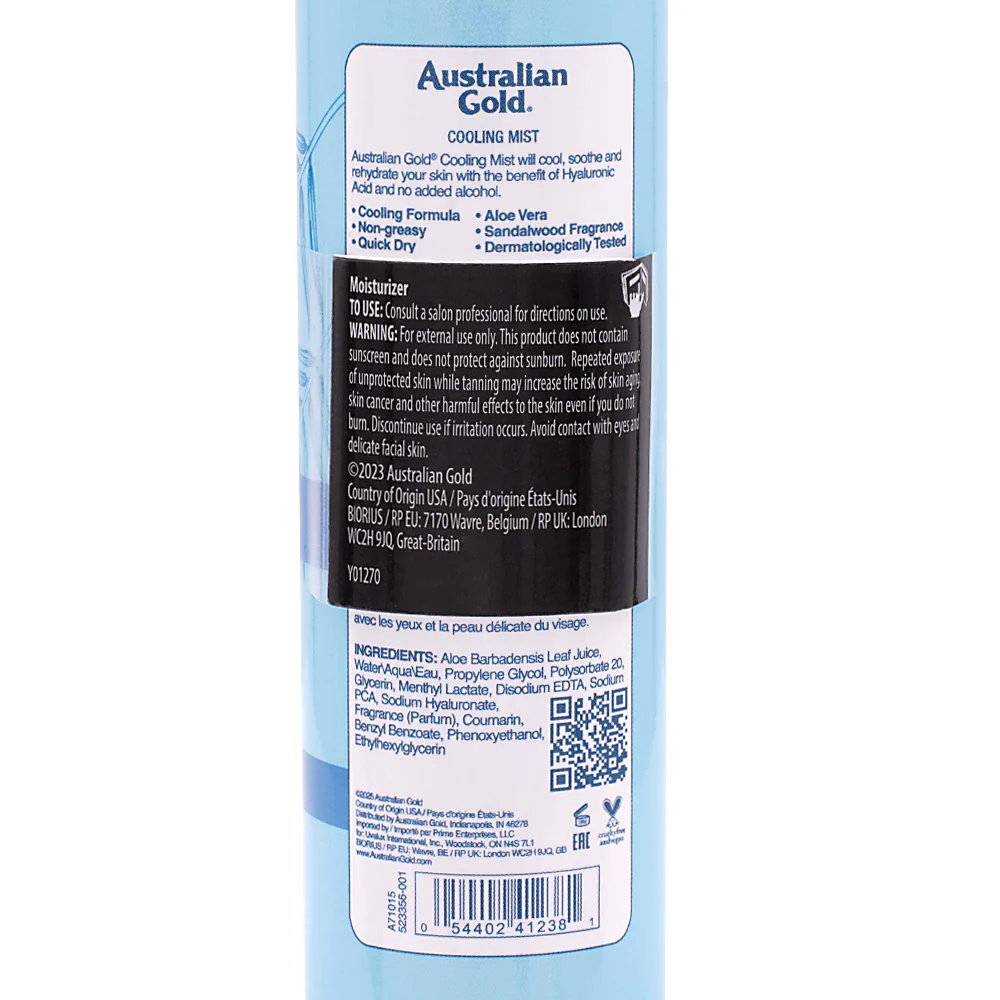 Australian Gold Cooling Mist 148ml - doposole idratante - Image 2