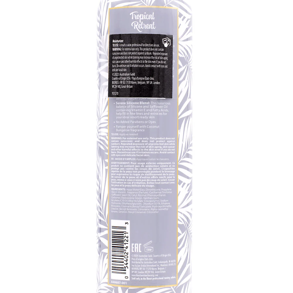 Australian Gold Tropical Retreat Tan Extender 470ml - cosmetico solare prolungatore d'abbronzatura - Image 2