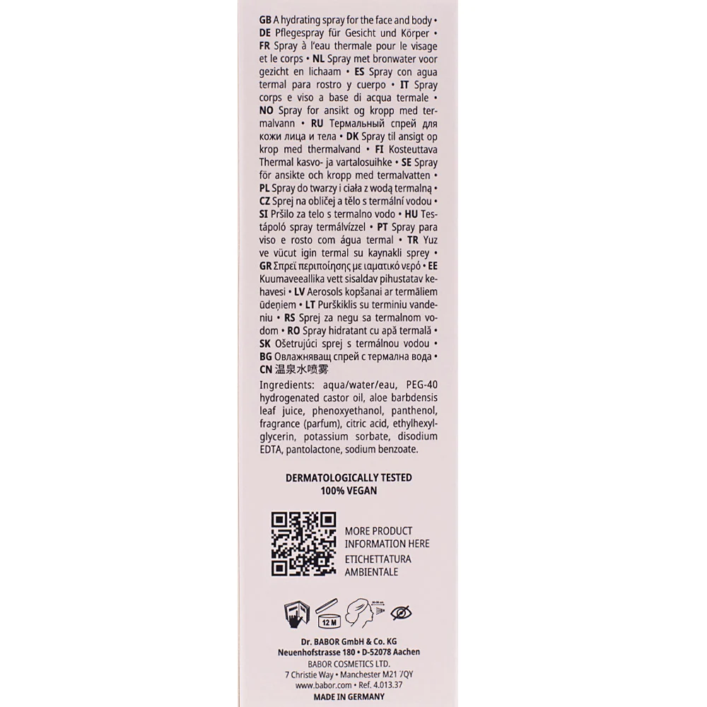 Babor Classics Thermal Spray 100ml - spray con acqua termale - Image 2