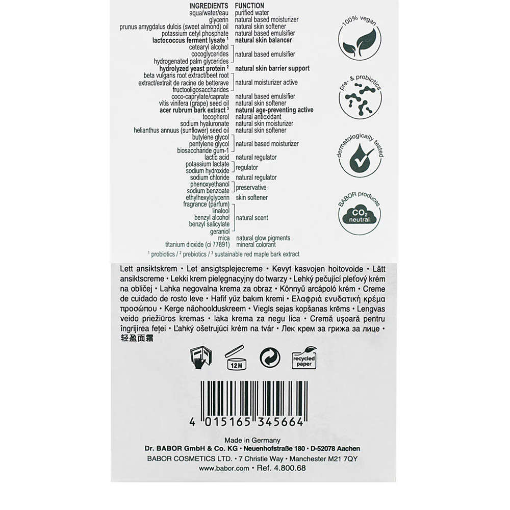 Babor Doctor Babor Doc Cleanformance Moisture Glow Gel-Cream 50ml - crema viso idratante - Image 5