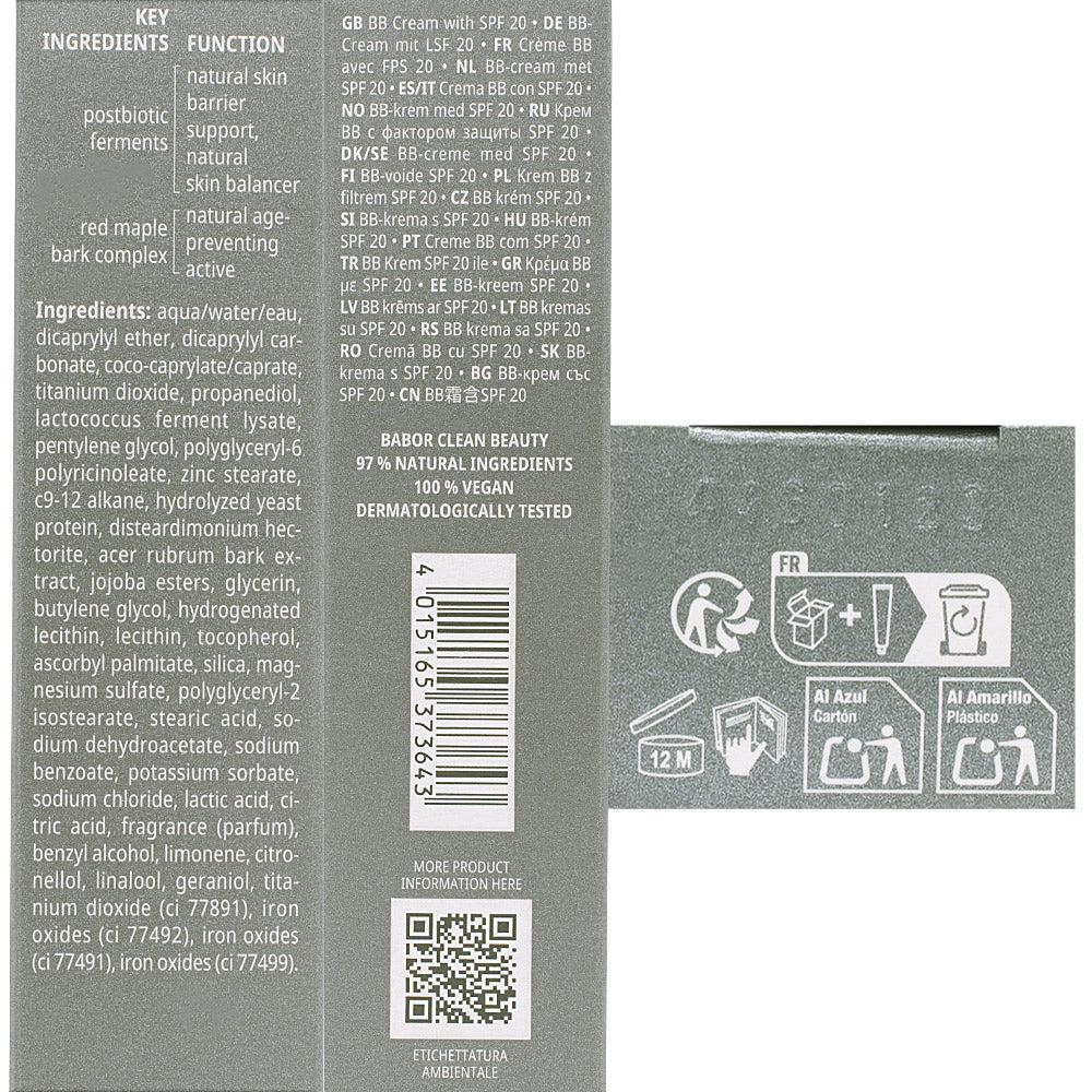Babor Doctor Babor Microbiomic BB Cream Medium 02 Spf20 40ml - crema colorata viso - Image 4