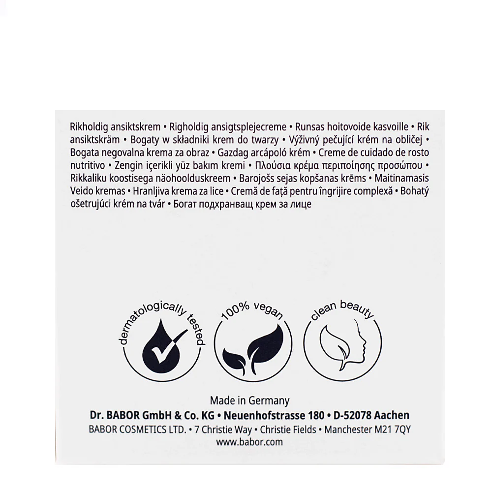 Babor Skinovage Balancing Cream Rich 50ml - crema viso pelle mista secca - Image 3