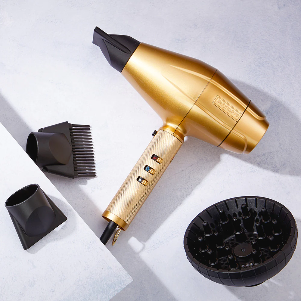 Babyliss Pro 4Artist GoldFx Asciugacapelli FXBDG1E- asciugacapelli digitale da 2200W - Image 3