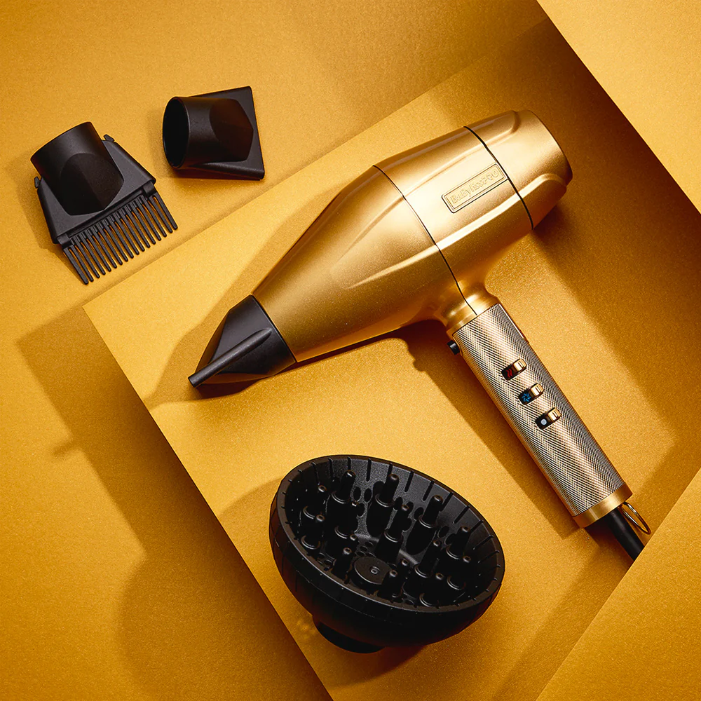 Babyliss Pro 4Artist GoldFx Asciugacapelli FXBDG1E- asciugacapelli digitale da 2200W - Image 4