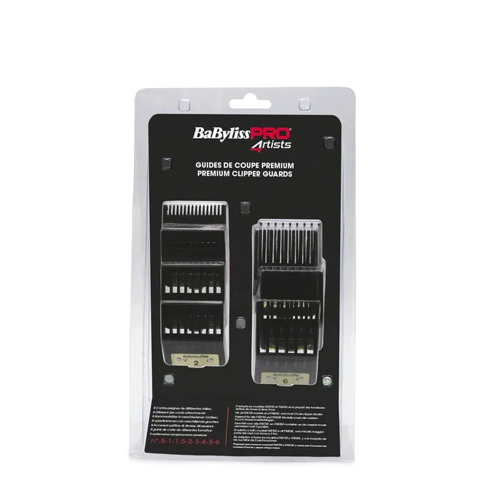 Babyliss Pro 4Artist FXPCGE Premium Clipper Guards - set da 8 rialzi - Image 2