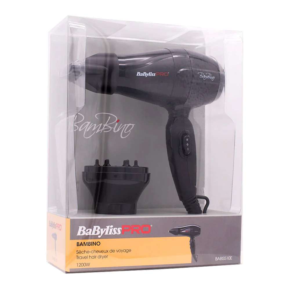 Babyliss Pro Asciugacapelli Bambino da Viaggio con Diffusore - Image 2
