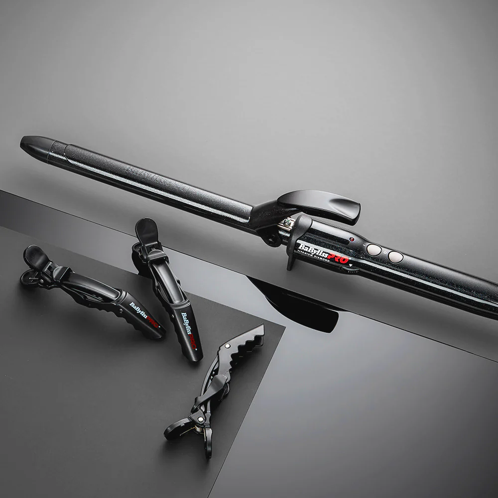 Babyliss Pro Ferro Extra Lungo in Diamond Titanium 19mm BAB2472TDE - Image 2