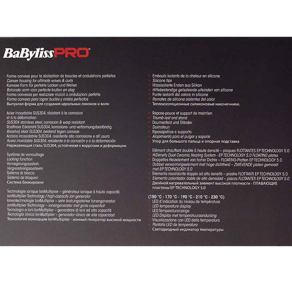 Babyliss Pro Piastra Elipsis 3100 25mmx110mm BAB3100EPE - Image 4