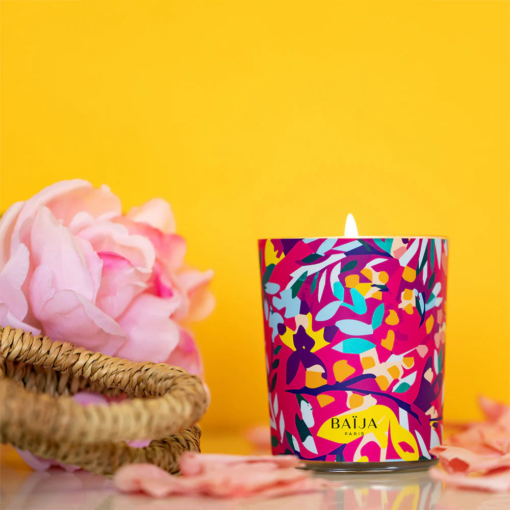 Baija Paris Delirium Floral Scented Candle Iris Patchouli 180gr - candela profumata - Image 2