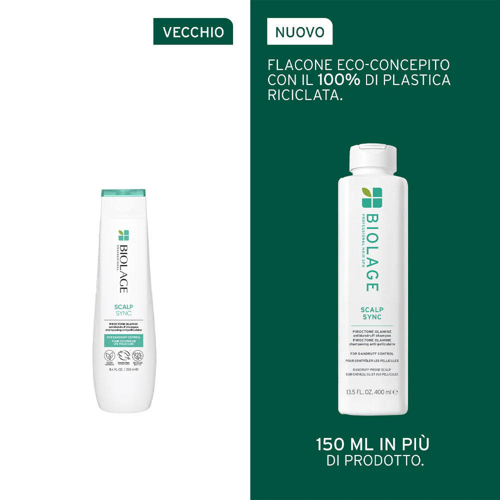 Biolage Professional Hai Spa Scalp Sync Anti-Dandruff Shampoo 400ml - shampoo anti forfora - Image 2