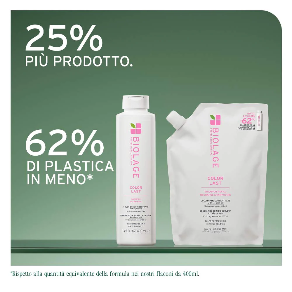 Biolage Professional Hair Spa Color Last Refill Shampoo 500ml - shampoo protezione colore - Image 2